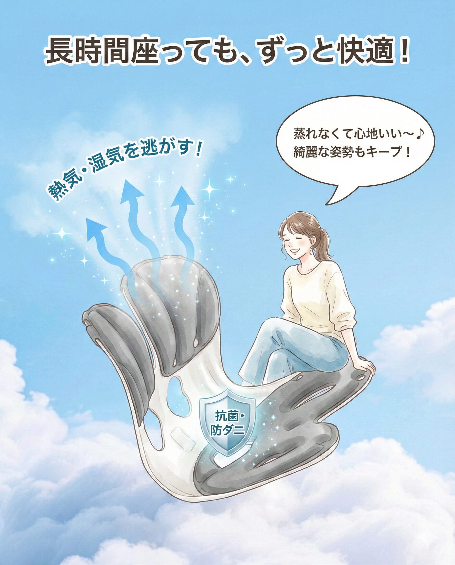 KOJIHOMU椅子の裏面構造